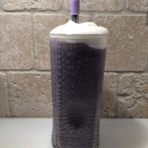 Easy blueberry banana protein shake